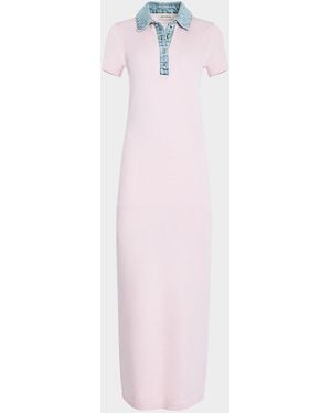 SER.O.YA Reyes Knit Midi Dress - Pink