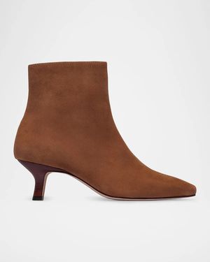 Bernardo 50Mm Sanya Leather Ankle Booties - Brown
