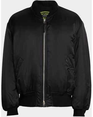 Tom Ford Apos;S Silk Satin Bomber Jacket - Black