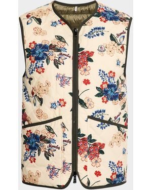Moncler Apos;S Archivio Reversible Down Vest - White