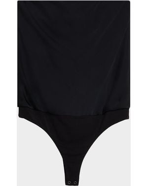 Ramy Brook Ruben Strapless Bodysuit - Black