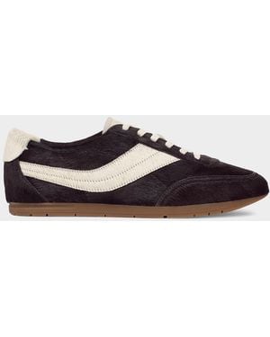 Vince La Runner Calf Hair Slip-On Sneakers - Multicolor