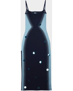 Ph5 Valentina Embellished Knit Midi Dress - Blue
