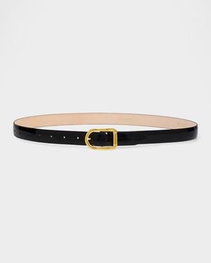 DEHANCHE Mija Lacquer Leather Belt - Natural
