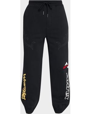 Avirex X Wrangler & Apos;S Graphic-Print Jogger Pants - Blue