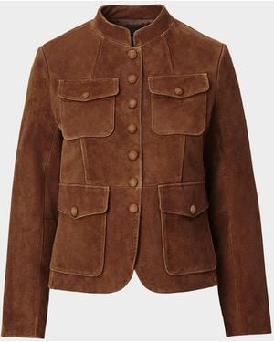 Rag & Bone Mercer Suede Blazer - Brown