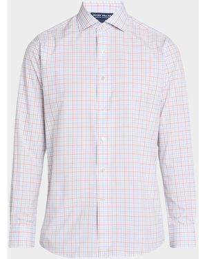 Peter Millar Apos;S Crown Crafted Main Performance Poplin Shirt - White