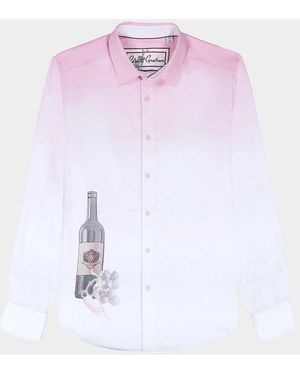 Robert Graham Apos;S Legacy Reserve Wine Dégradé Shirt - White