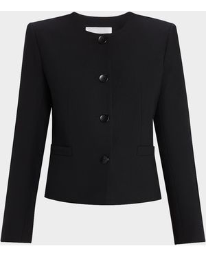Maria McManus Single-Breasted Shrunken Jacket - Black