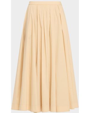Cinq À Sept Doran Midi Skirt - Natural
