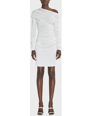 Et Ochs Freya Off-Shoulder Twist Mini Dress - White