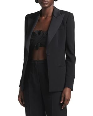 Giorgio Armani Single-Breasted Tuxedo Jacket - Black