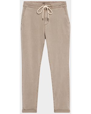 PAIGE Apos;S Fraser Stretch Twill Cuffed Pants - Natural