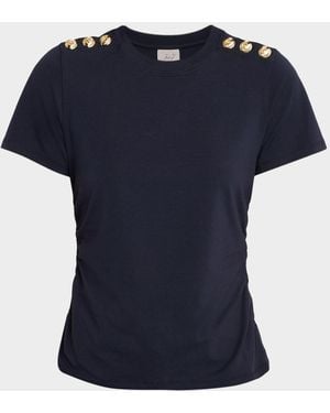 Cinq À Sept Jasper Crewneck Sailor Tee - Blue