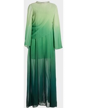 Acler Forever Young Bridle Maxi Dress - Green