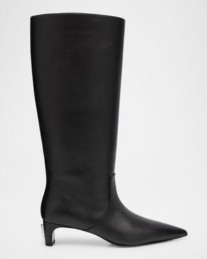 Marc Jacobs The Mel Leather Knee-High Boots - Black