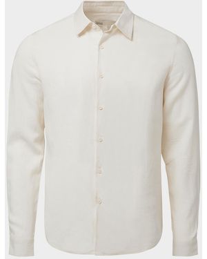Onia Apos;S Linen And Viscose Button-Down Shirt - White
