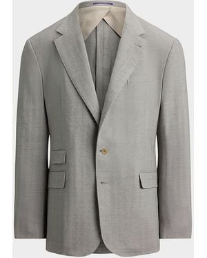 Ralph Lauren Apos;S Kent Hand-Tailored Cashmere-Blend Sport Coat - Gray