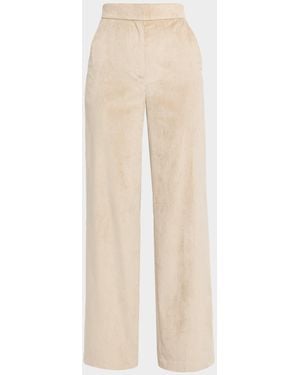 Veronica Beard Grigore Corduroy Pants - White