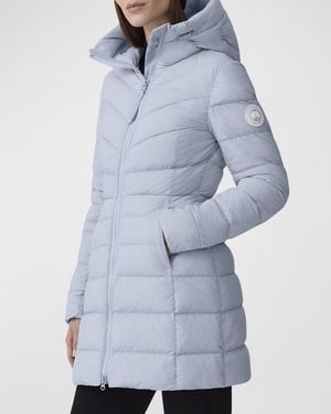 Canada Goose Clair Hooded Puffer Jacket - Blue