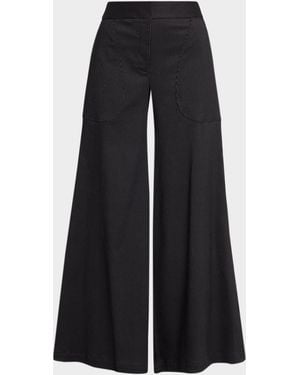 JBQ Oslo Wide-Leg Pants - Black