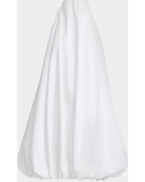 Alaïa Cotton Poplin Bubble Mini Dress - White