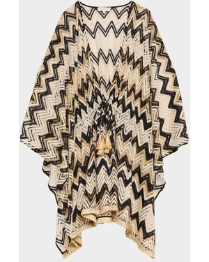 Ramy Brook Mckala Chevron Knit Sun Dress Coverup - Multicolor