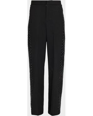 DIOTIMA Crystal Tosh Crystal-Embellished Pants - Black