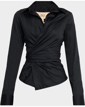 JBQ Valentina Wrap Top - Blue