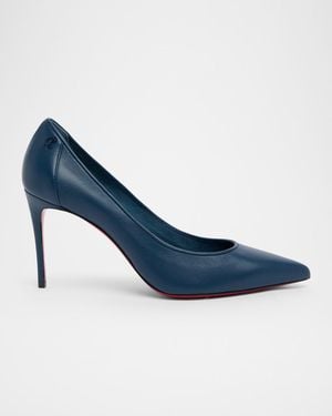 Christian Louboutin 85Mm Sporty Kate Napa Pumps - Blue