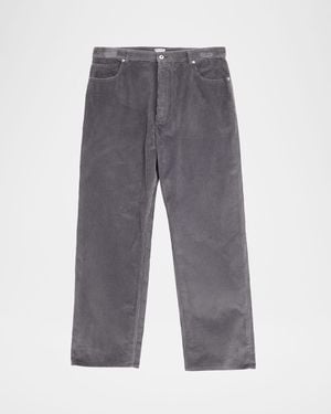 Bottega Veneta Apos;S Cotton Corduroy Relaxed Straight-Leg Pants - Gray