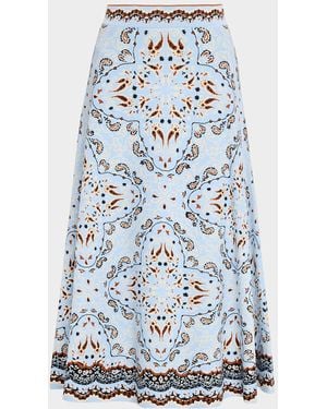 Cara Cara Sandrine Knit Midi Skirt - Blue