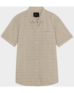 Rails Apos;S Gavin Linen-Blend Shirt - Natural