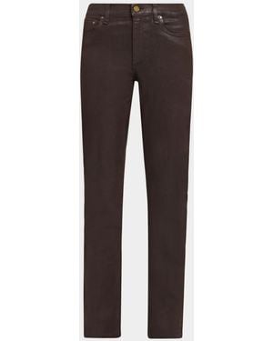 Rag & Bone Flexi Wren Mid-Rise Full Slim Jeans - Brown