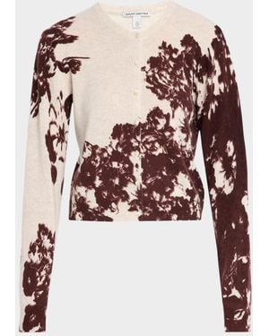Autumn Cashmere Cashmere Floral-Print Cardigan - Multicolor