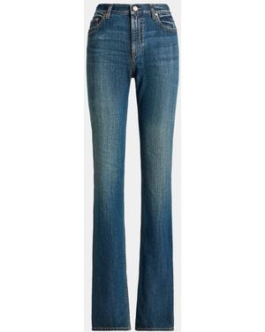 Ralph Lauren Walton Slim Bootcut Jeans - Blue