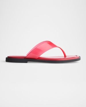 Rag & Bone Gracie Jelly Flat Thong Sandals - Pink
