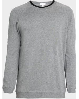 Peter Millar Crown Comfort Knit Crewneck Sweatshirt - Gray