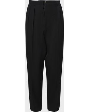 Altuzarra Emmett Straight-Leg Wool Pants - Black