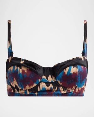 Ulla Johnson Zahara Bikini Top - Blue