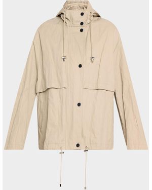 Michael Kors Hooded Anorak Jacket - Natural
