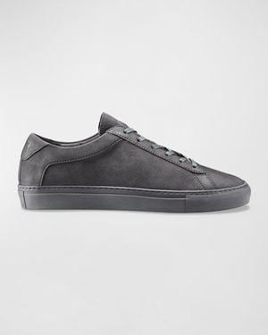 KOIO Capri Tonal Leather Low-top Sneakers - Gray