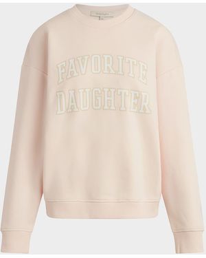 FAVORITE DAUGHTER Collegiate Sweatshirt - Natural