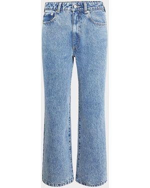 SER.O.YA Krt Cropped Wide-Leg Jeans - Blue