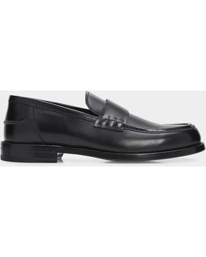 Gianvito Rossi Apos;S Preppy Leather Loafers - Black