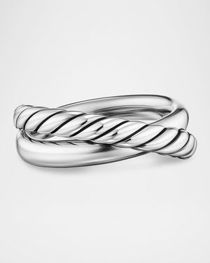 David Yurman Crossover 2 Row Ring - Metallic