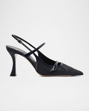 Alexandre Birman 85Mm Tita Moire Slingback Pumps - Multicolor