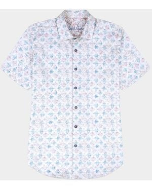 Robert Graham Apos;S Greatorex Woven Shirt - Blue