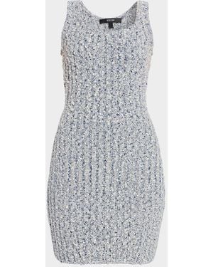 Toccin Haven Sculpted Tank Mini Dress - Gray