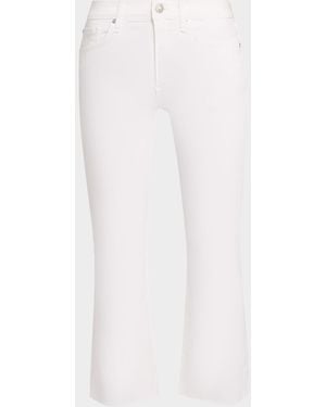 Rag & Bone Flexi Peyton Mid-Rise Bootcut Jeans - White